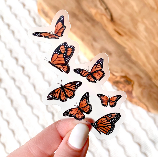 Monarch Butterfly Sticker